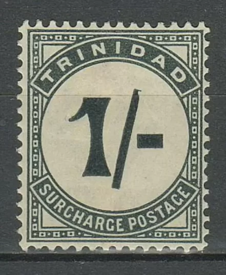 Trinidad Tobago stamp year 1885 Porto - Postage Due 1 Shilling