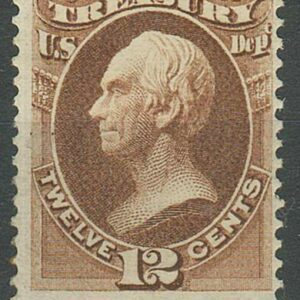 United States year 1873 12c - Treasury Unused
