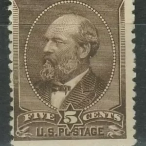 United States year 1882 - 5c James A. Garfield MH stamp