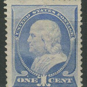 United States year 1887 - 1c Benjamin Franklin☀ MNH**