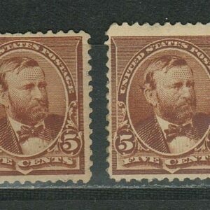 United States year 1890 stamps ☀ 5 Cent Grant #255 ☀ MNH