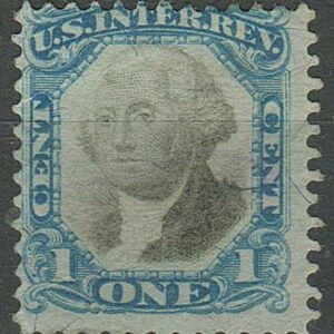 USA Revenue Stamp year 1871-75 1c Used postage stamp