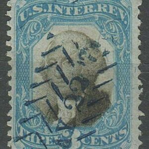 USA Revenue Stamp year 1871-75 3 c stamp Used