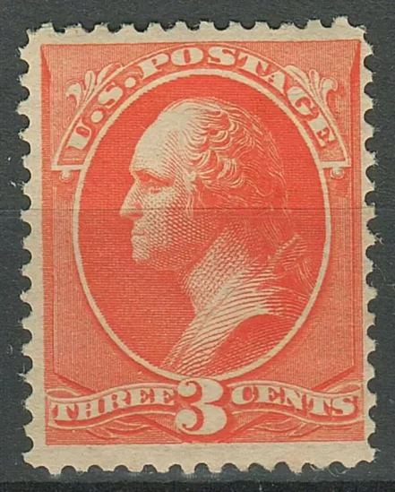 USA year 1887 3c stamp Bank note issue - Washington