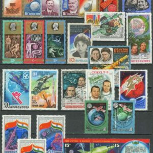 USSR 1960/90 Space lot MNH Two scans