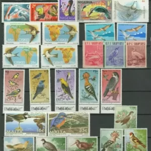 Worldwide Fauna / Birds Mint never hinged postage stamps