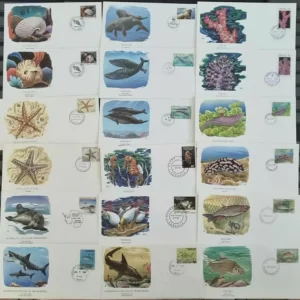 Worldwide ocean life 1960/1985 FDC collection