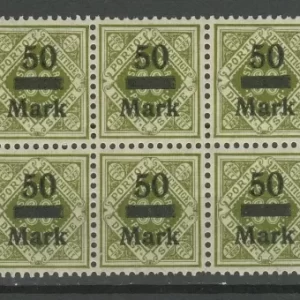 Wurttemberg Official 1923 50/60pf