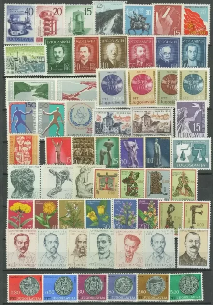 Yugoslavia 1955/85 150+ Different Stamps Full Sets MSS & Singles MNH**