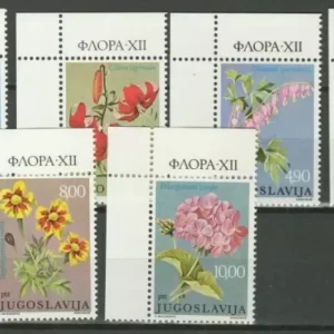 Yugoslavia 1961/85 Flora Flowers lot MNH