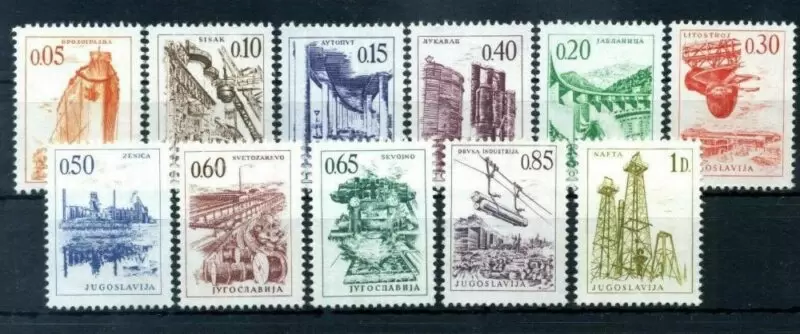 Yugoslavia 1965 / Industry complete set - Mint never hinged - New