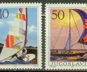 Yugoslavia 1985 stamps set Sports tourism sailing