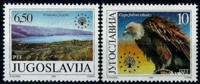 Yugoslavia year 1990 Birds - Nature protection MNH**