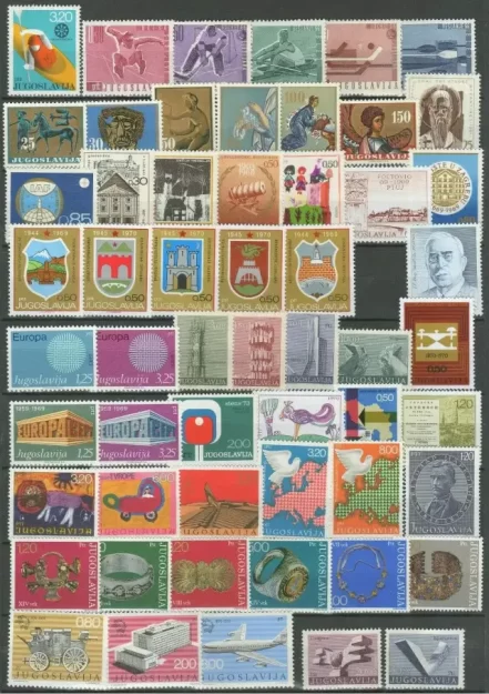 Yugoslavia 1955/85 150+ Different Stamps