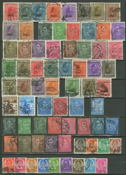 Yugoslavia year 1921/35 stamps collection