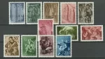 Yugoslavia year 1956 stamps Local Art and Architecture MH set