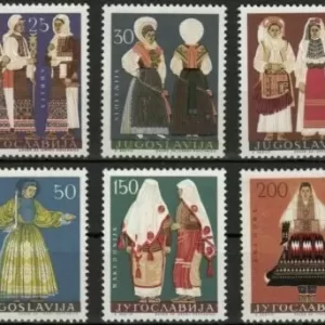 Yugoslavia year 1964 stamps - National village costumes / MNH**set