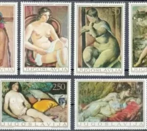 Yugoslavia year 1969 stamps - Nude naked women full set MNH**