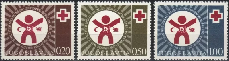 Yugoslavia year 1977 stamps Red Cross Week MNH **