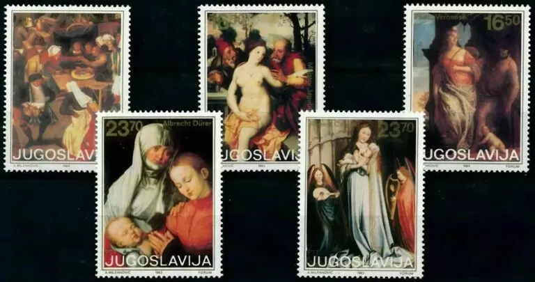 Yugoslavia year 1983 stamps - Art / Paintings Bruegel Durer