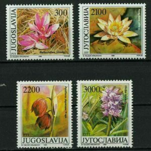 Yugoslavia year 1989 stamps - Flora / Flowers Complete set ☀ MNH **