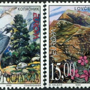 Yugoslavia year 1999 stamps Europa CEPT National parks MNH**