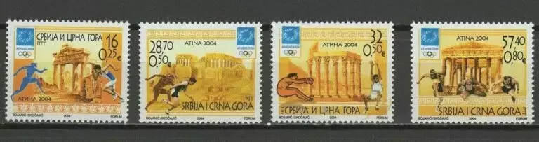 Yugoslavia year 2004 stamps - Athens Olympic Games