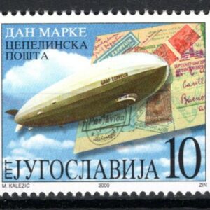 Yugoslavia/Serbia year 2000 – Airmail / Airships – Stamp Day