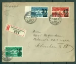 Zurich Switzerland to München Germany year 1938 ☀ Airmail cover