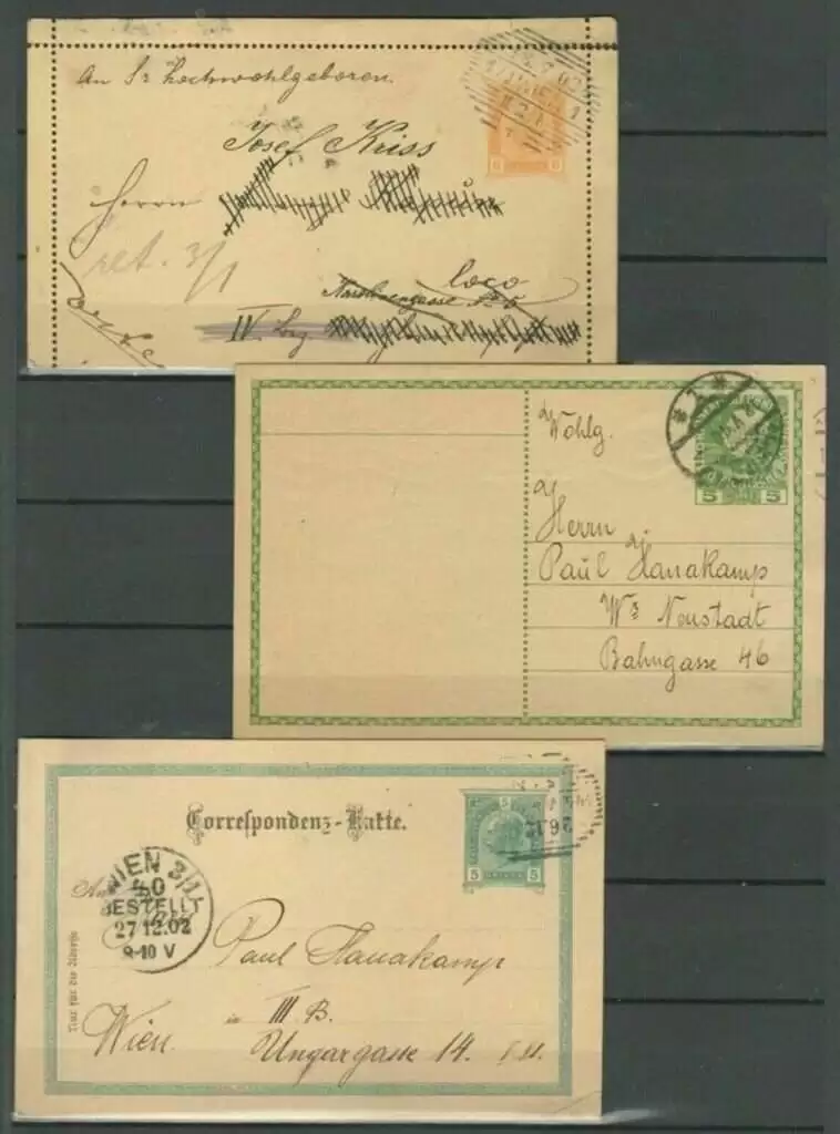 Austria / Old letters postcards 1905/1920 Used