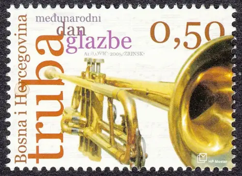 Bosnia Mostar postage stamps year 2005 International Day of Music