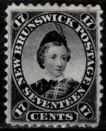 Canada / New Brunswick 1860 17c MNG stamp