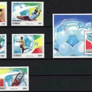 Congo 1994 Soccer Football World Cup stamps set