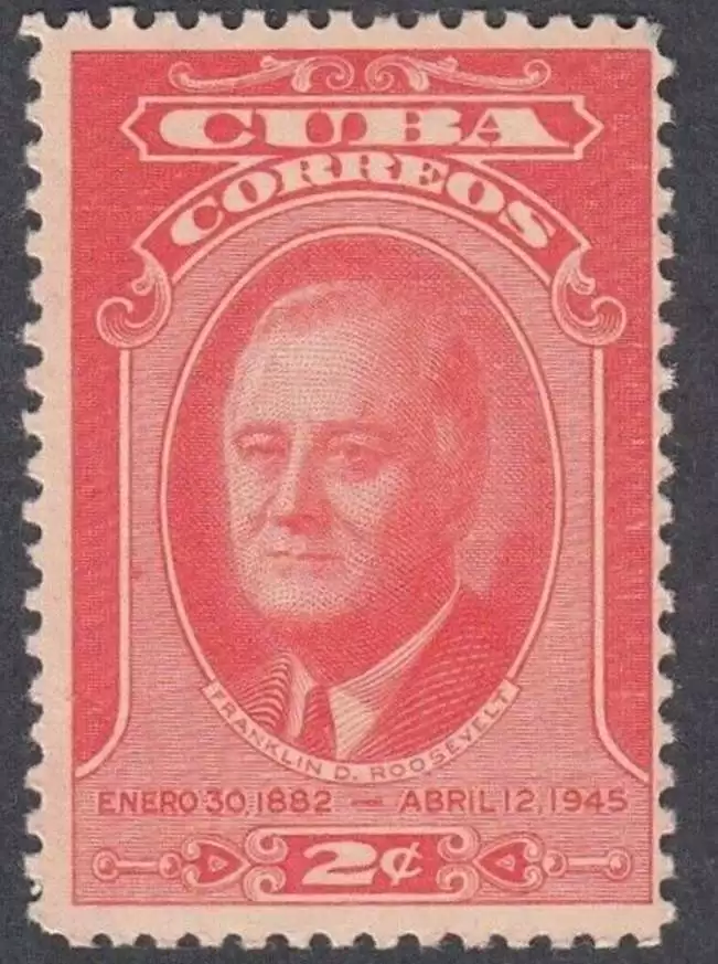 Cuba year 1945 Franklin Delano Roosevelt MNH stamp