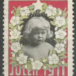 Denmark Christmas Seal 1911 Unused MNG stamp