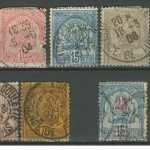 French Tunisia year 1893 -1902 stamps