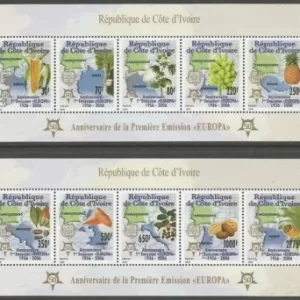 Ivory Coast year 2006 Europa CEPT stamps Flora fruits