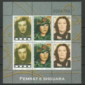 Kosovo 2013 Famous Women MSS MNH