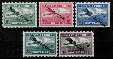 Albania 1927 Airmail issue MNH stamps