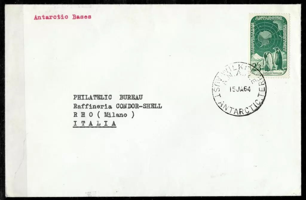 Antarctic Territory / Base 1964 Cover to Italy MIlano