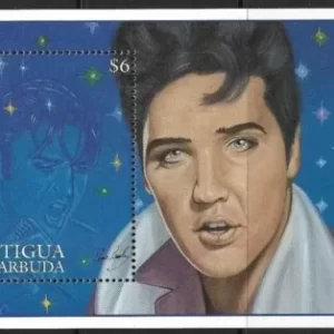 Antigua and Barbuda 1995 Elvis Presley postage stamp