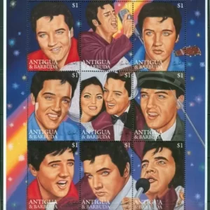 Antigua and Barbuda 1995 Elvis Presley postage stamps