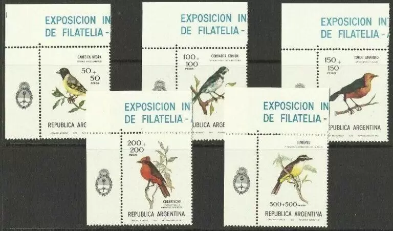 Argentina 1978 Fauna / Birds postage stamps