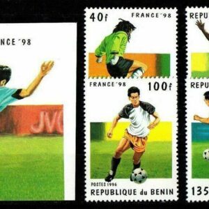 Benin 1998 Soccer – World Cup France set MNH
