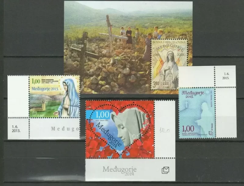 Bosnia and Herzegovina 2001/2015 Medjugorje lot MNH