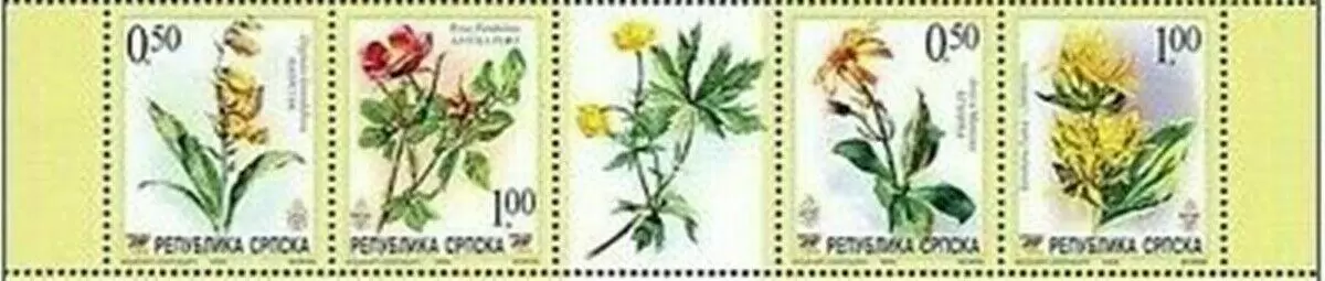 Bosnia Herzegovina 2004 Flora – Mountain Flowers postage stamps