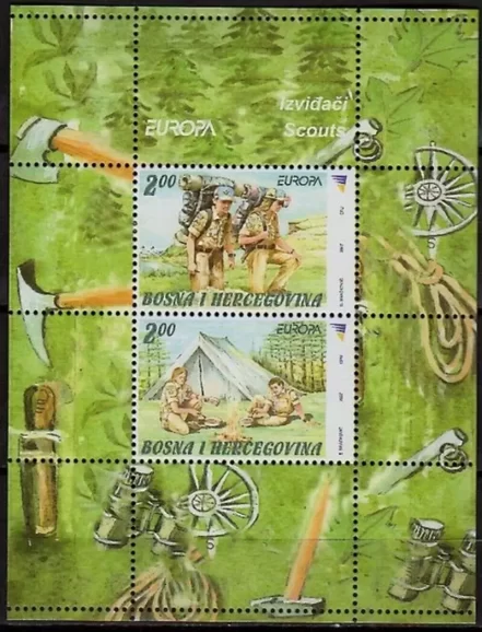 Bosnia & Herzegovina year 2007 Europa CEPT stamps