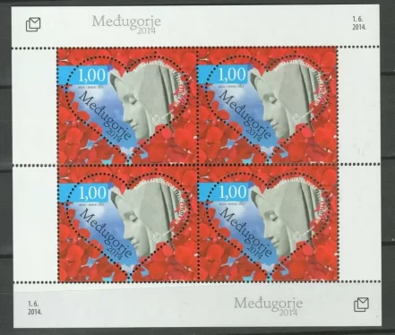 Bosnia year 2014 Medjugorje stamps