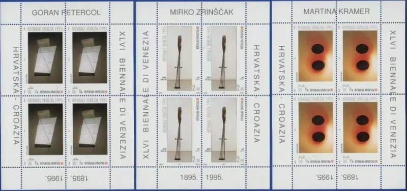 Croatia 1994 Venice Biennial – Croatian Artists MNH stamps