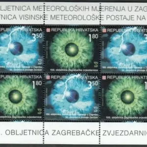 Croatia 2003 Meteorology & Astronomy Souvenir sheet MNH